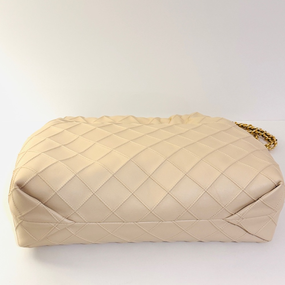 TORY BURCH FLEMING SOFT CREAM HOBO QUILTED SHOULDER HANDBAG - Picture 6 of 16